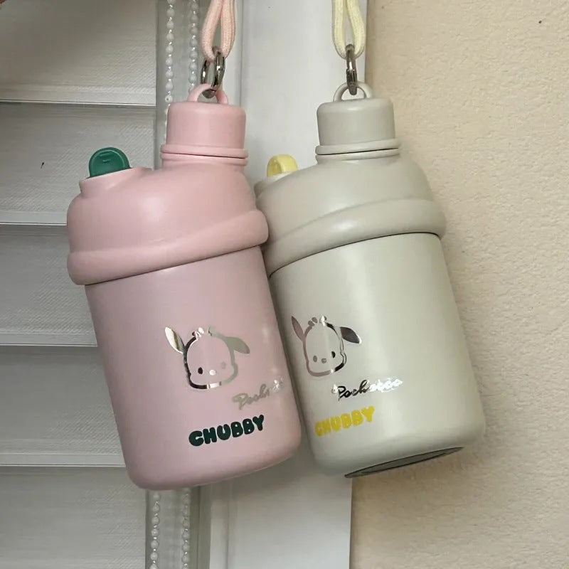 Women's insulated drinking bottle with innovative closure system and cute animal design Stornfield