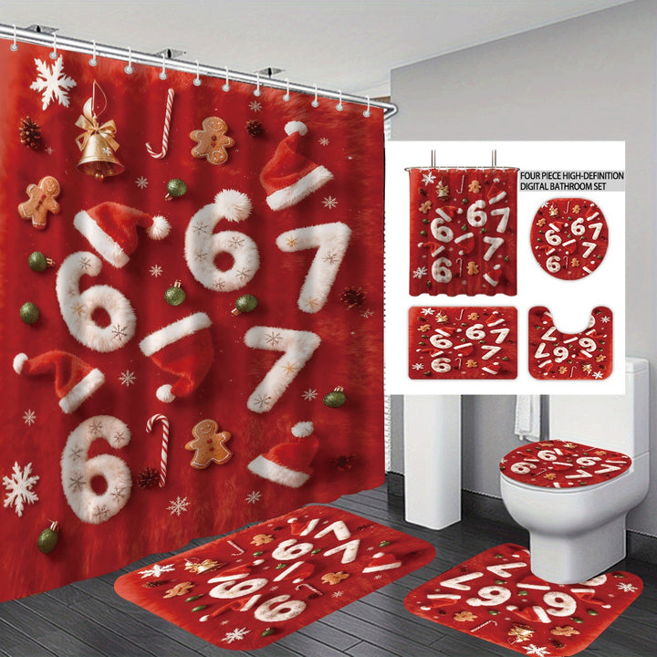 Colorful Dessert-Themed Bathroom Set Stornfield