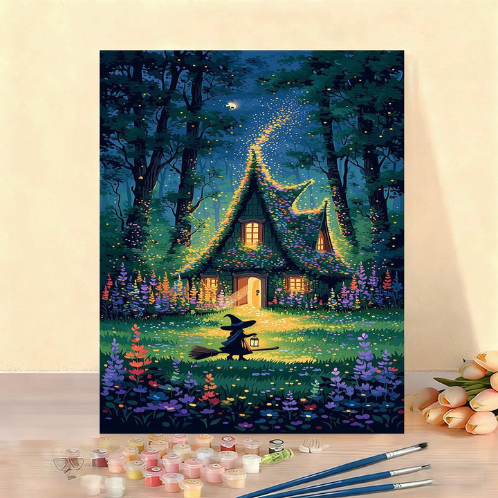 Whimsical Forest Adventure Art Print Stornfield