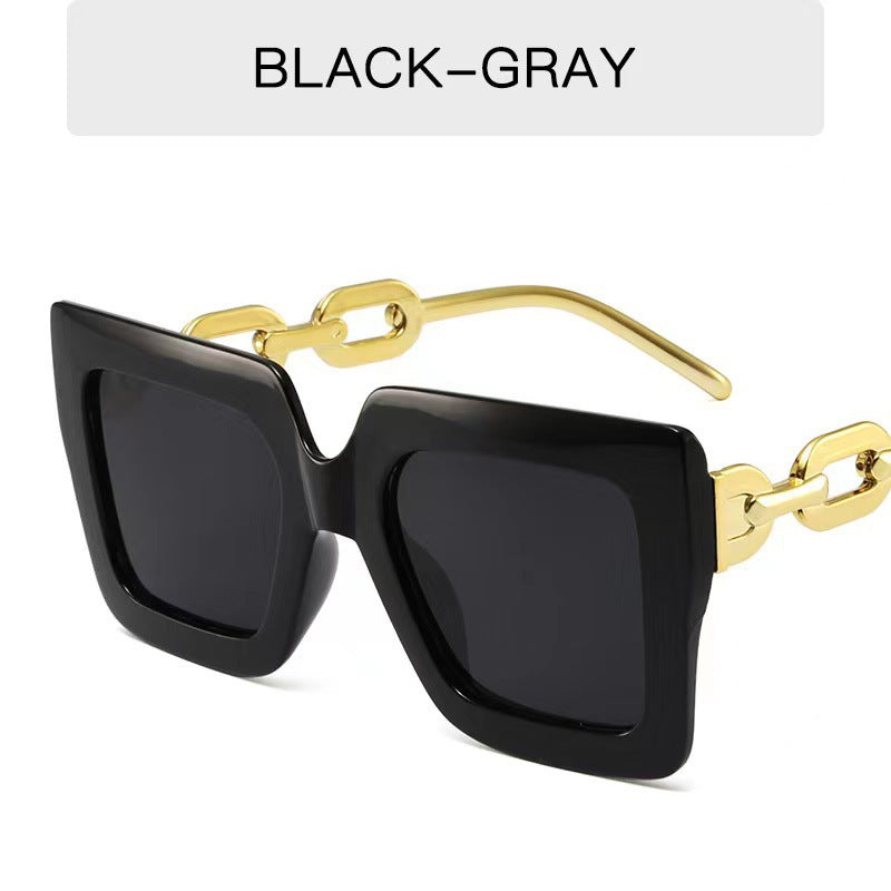 Stylish Wide Square Frame Sunglasses Stornfield
