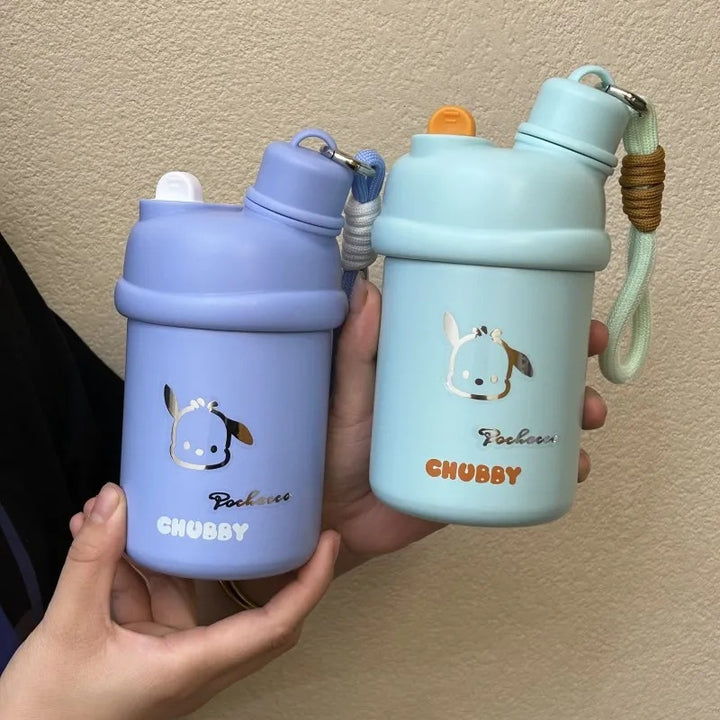 Women's insulated drinking bottle with innovative closure system and cute animal design Stornfield
