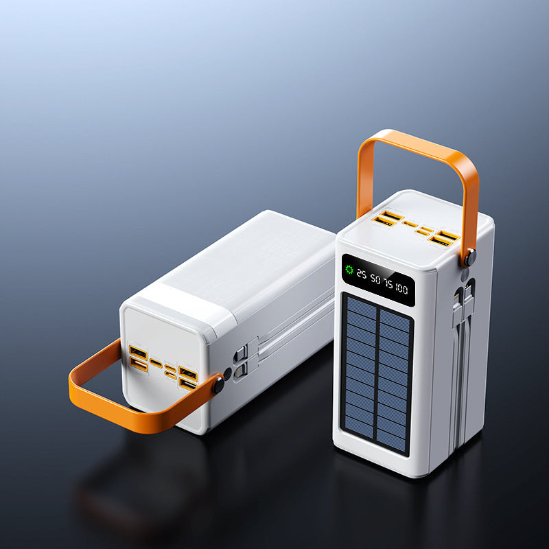Portable solar power bank with multifunctional charging function and digital display Stornfield