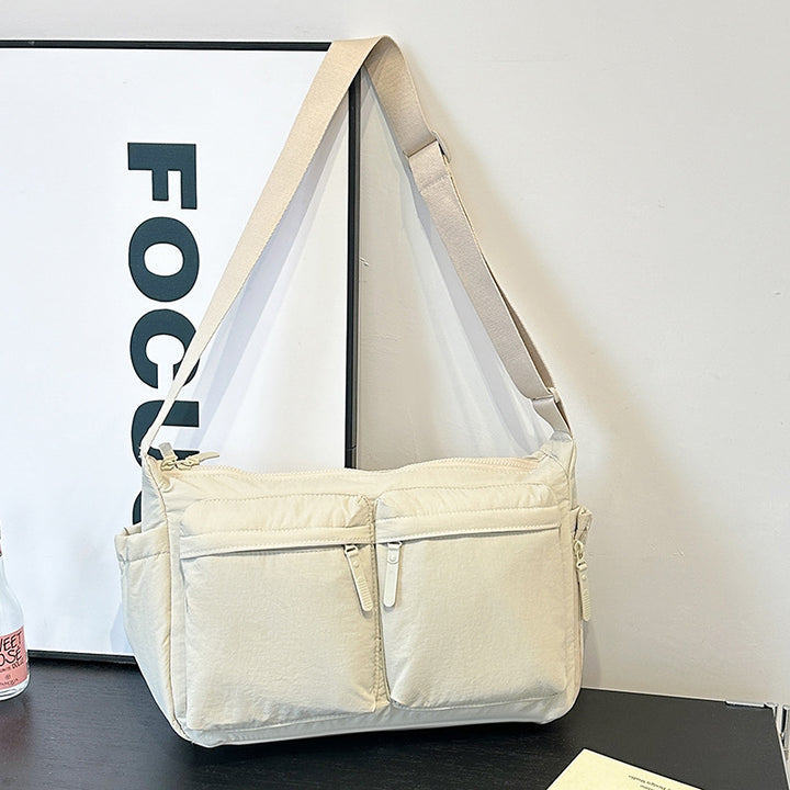 Lightweight Multi-Pocket Crossbody Bag