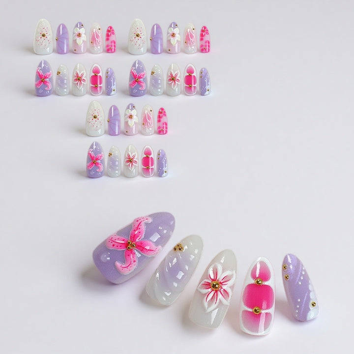 Artistic Press-On Nail Set Stornfield