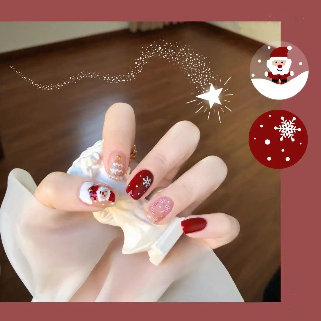 Fun Character-Themed Press-On Nail Art Stornfield