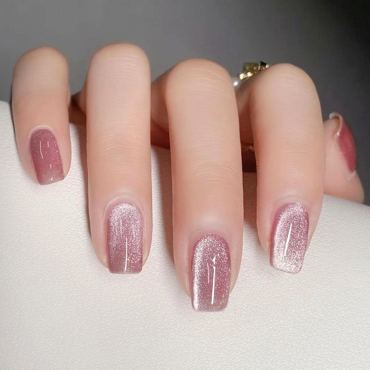 Artificial nail set with elegant glitter finish Stornfield
