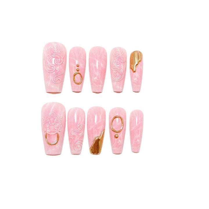 Artificial nails with elegant decorations Stornfield