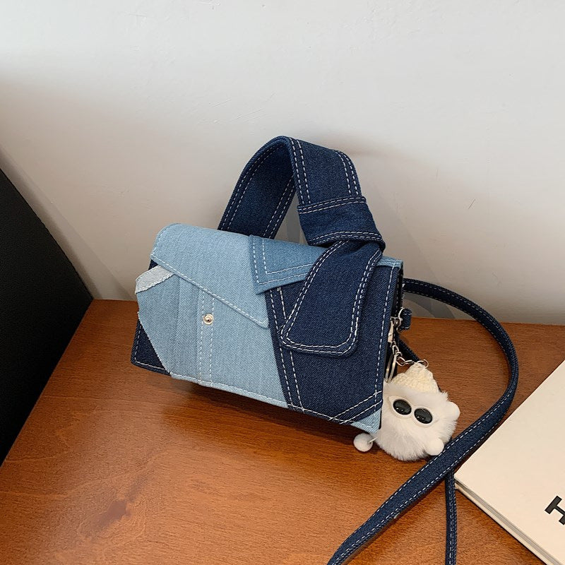 Unique Denim Crossbody Handbag