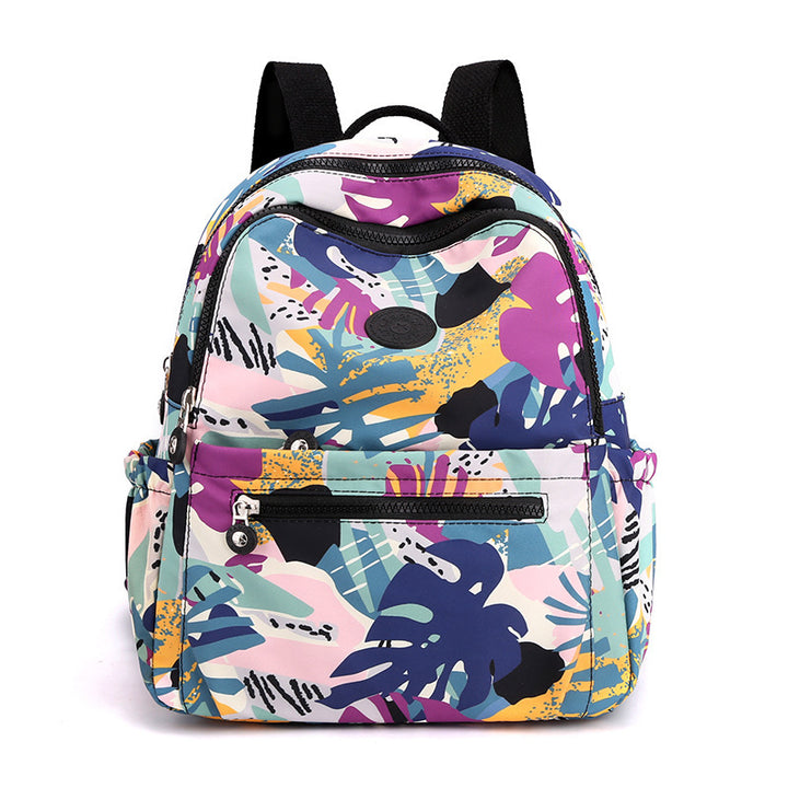 stylish backpack with fashionable floral pattern Stornfield