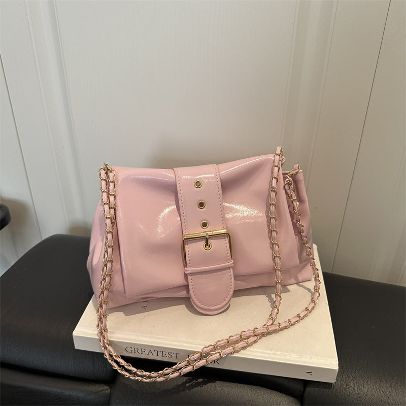Patent Leather Shoulder Bag