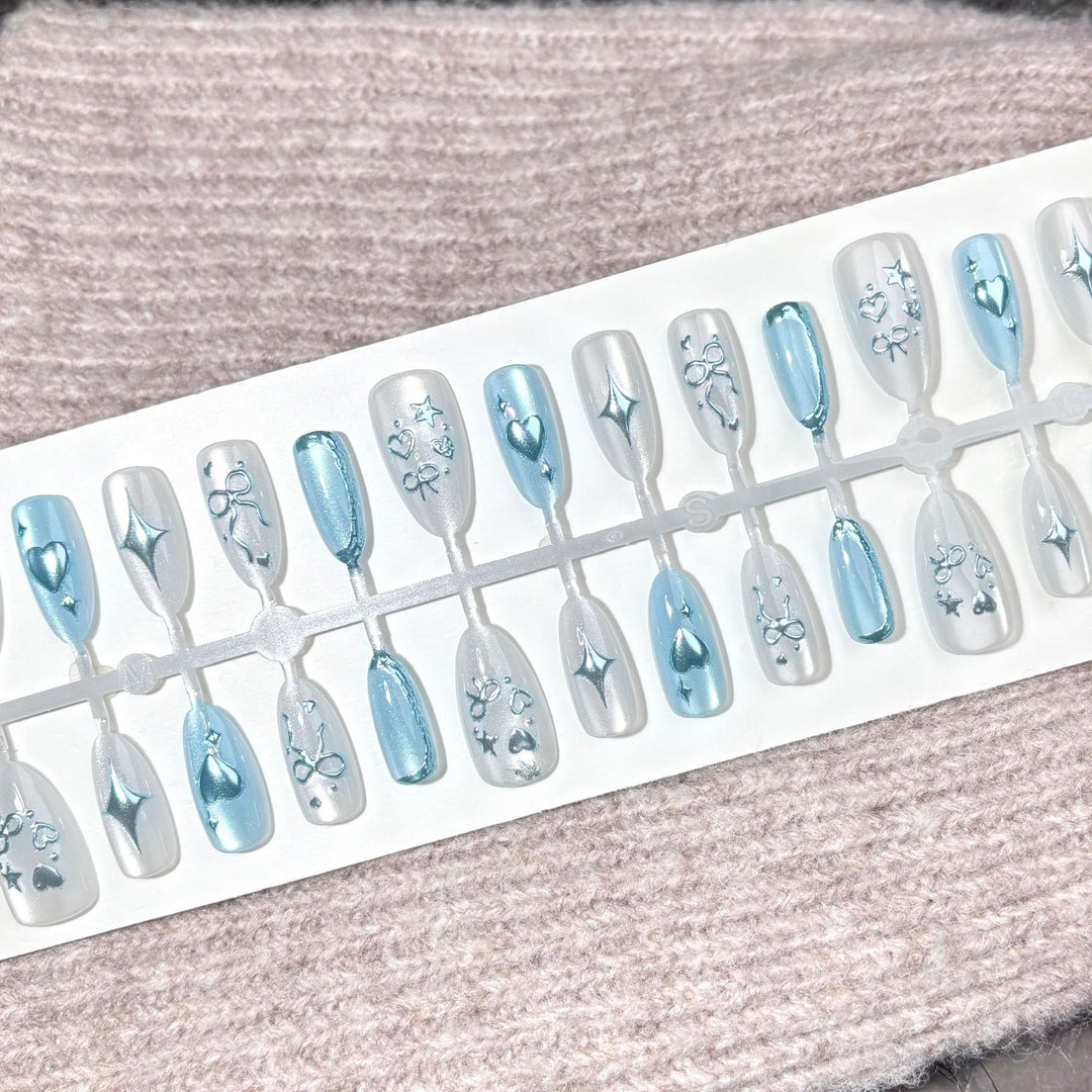Decorative Themed Press-On Nail Art Set