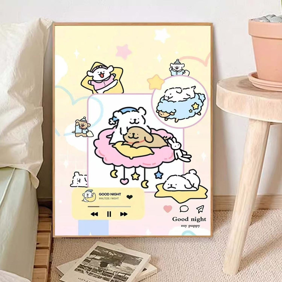 Cute Animal-Themed Illustrative Wall Art Stornfield