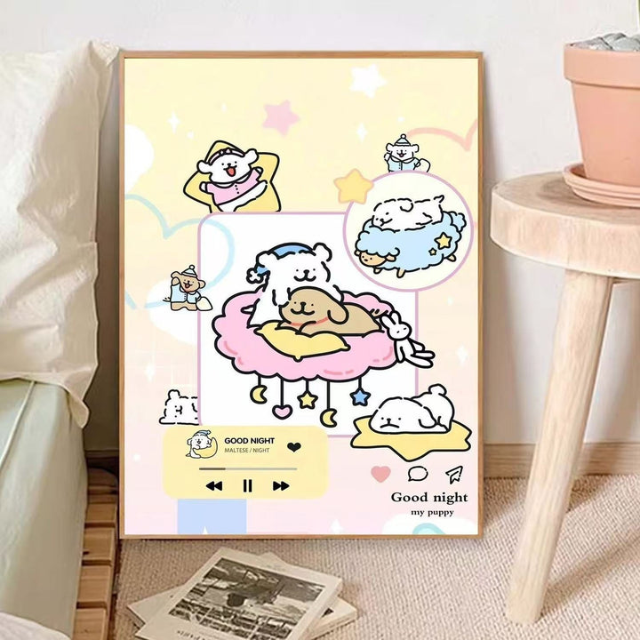 Cute Animal-Themed Illustrative Wall Art Stornfield