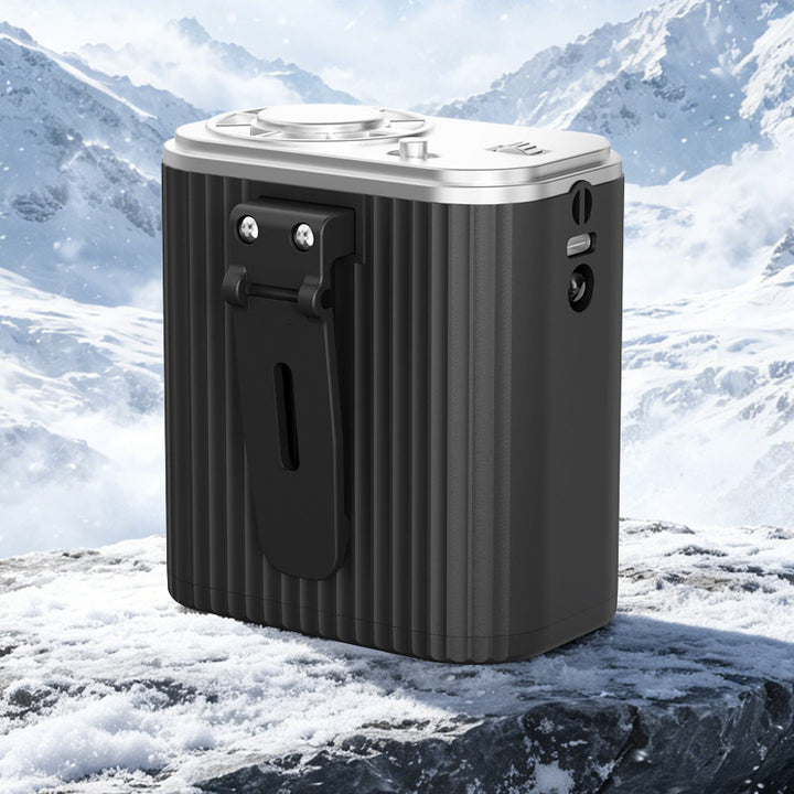 Unisex portable oxygen concentrator with belt clip and stepless regulation Stornfield