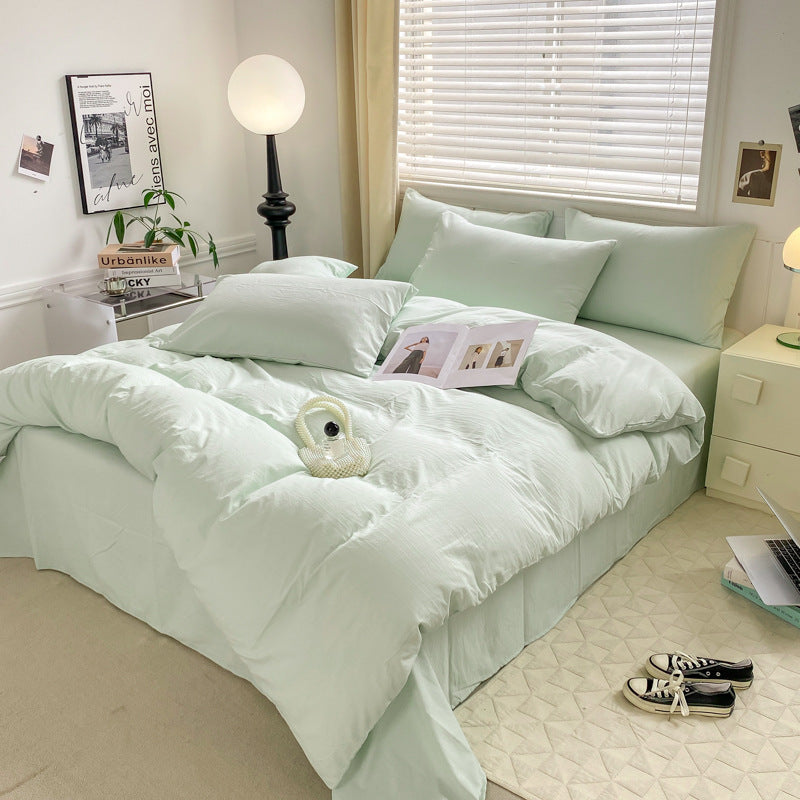 Luxurious Smooth Cotton Duvet Cover Set