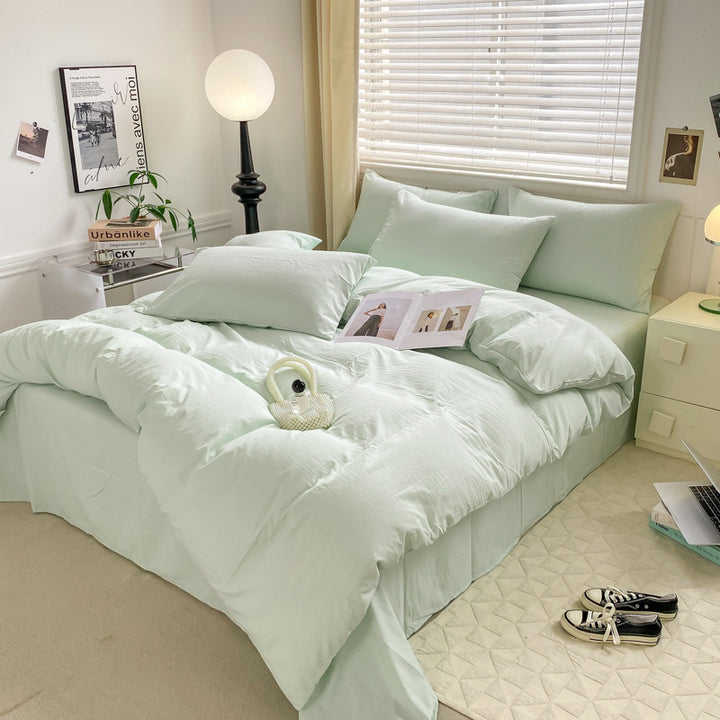 Luxurious Smooth Cotton Duvet Cover Set
