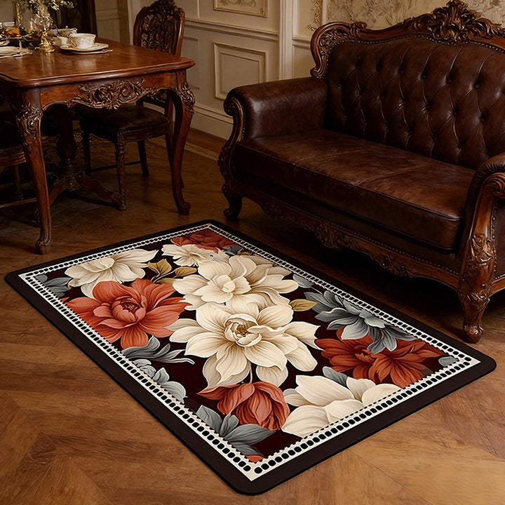 Floral Patterned Bath Mat Stornfield