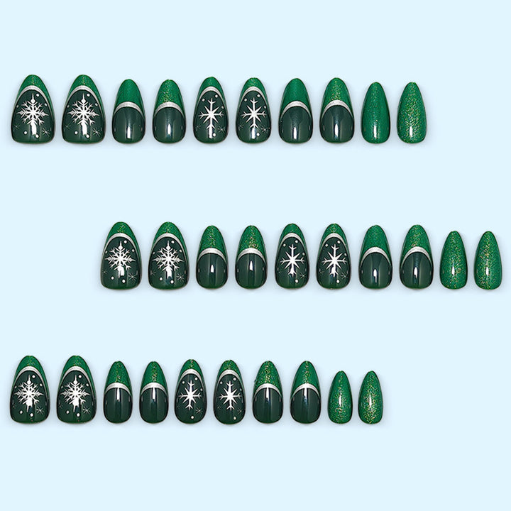 High-quality artificial nails in winter design Stornfield