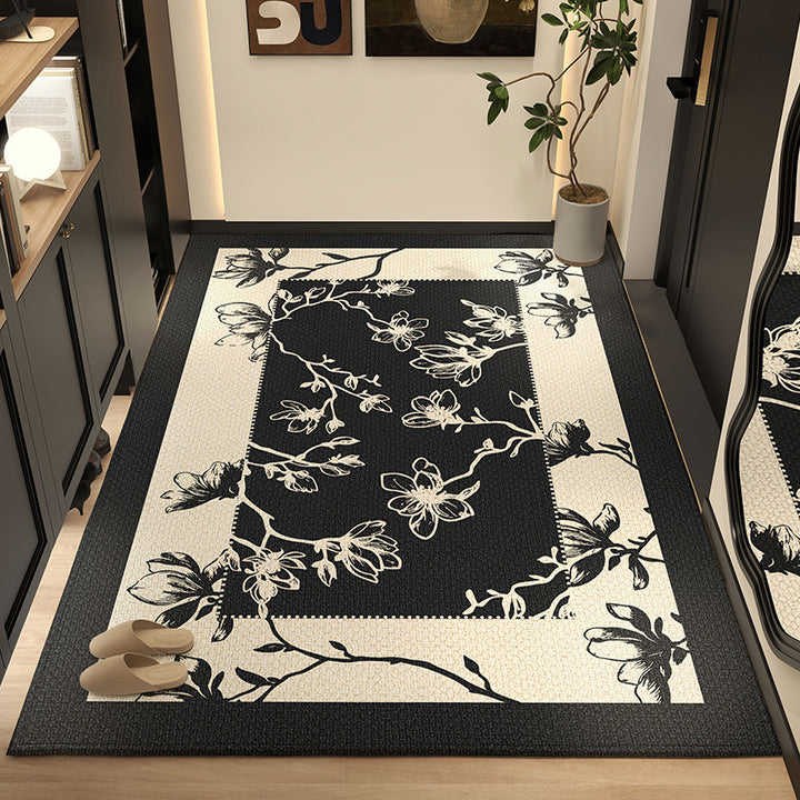 Floral Pattern Decorative Area Rug