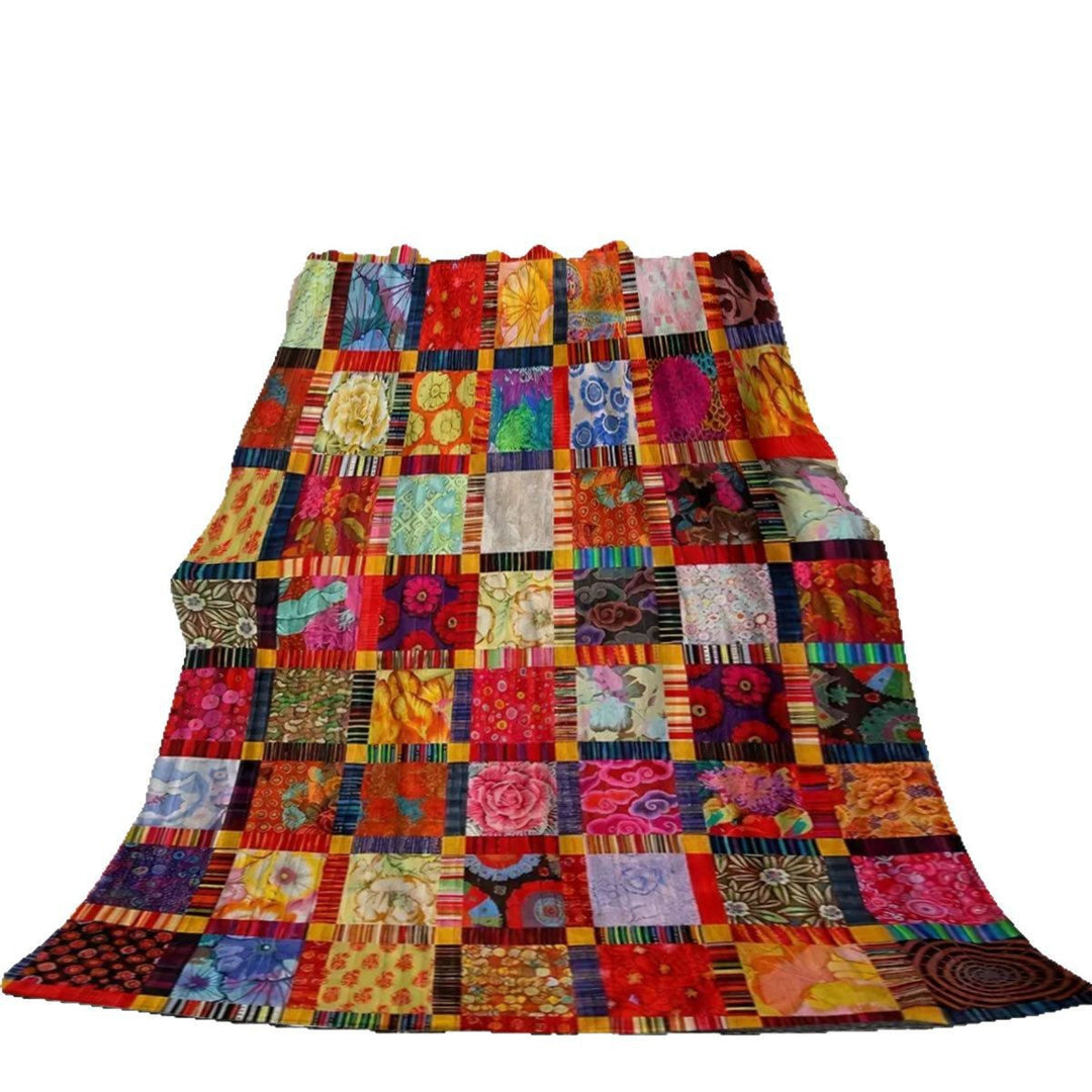 Patchwork Throw Blanket
