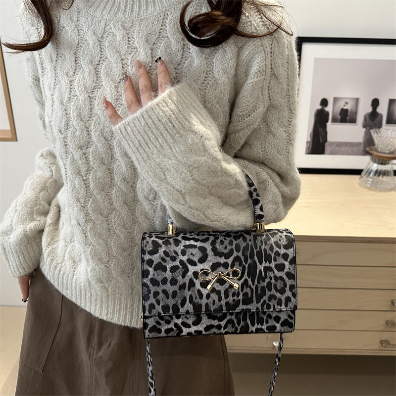 Stylish Animal Print Top Handle Handbag Stornfield