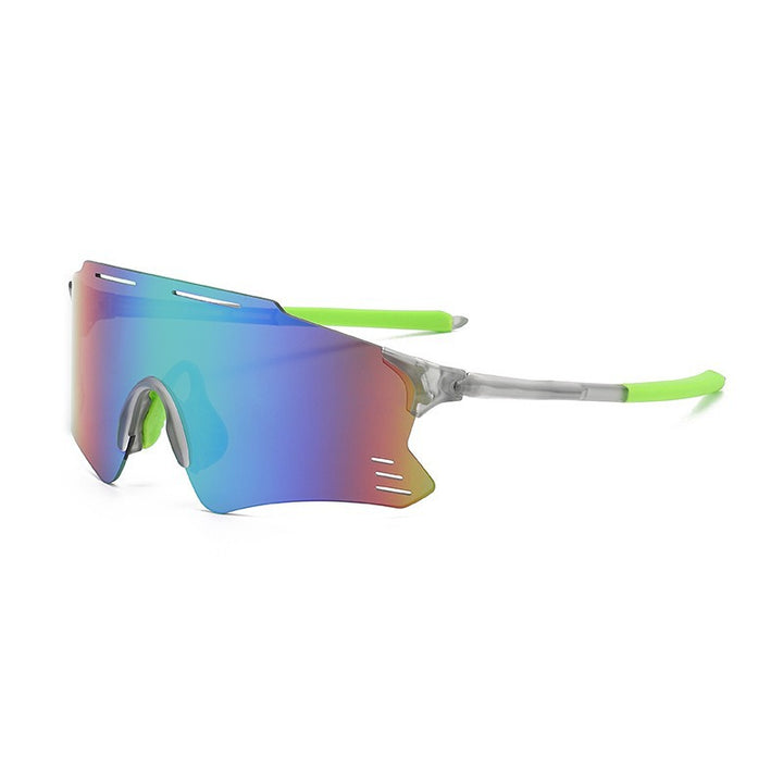 Unisex nan sporty sunglasses with a single-piece visor polarized lenses non-slip nose pad Stornfield