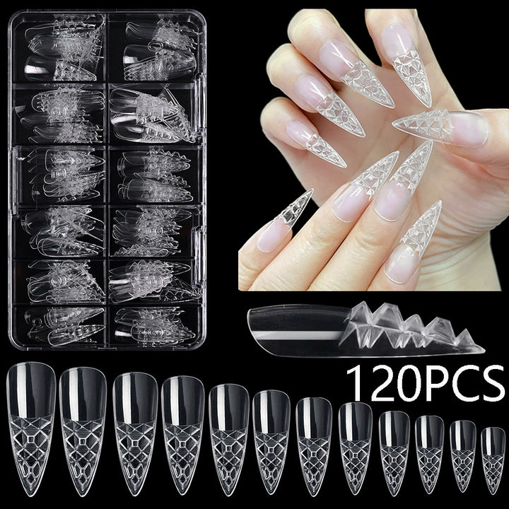 Premium Clear Nail Extension Tips Stornfield