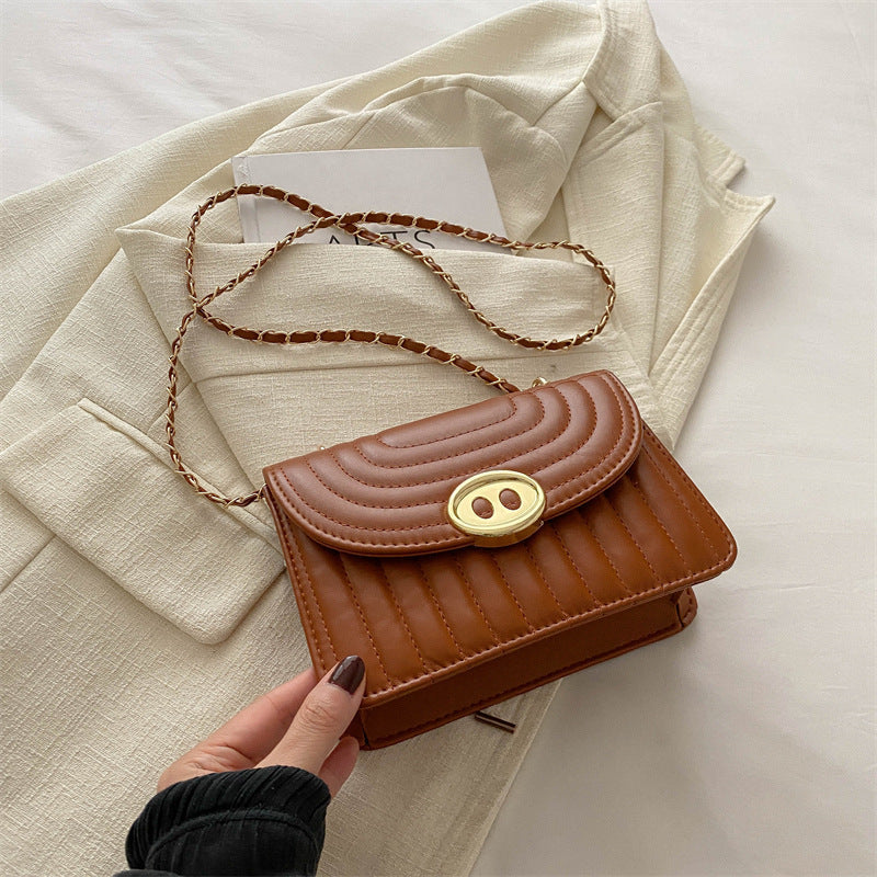 Quilted Chain Link Crossbody Handbag Stornfield