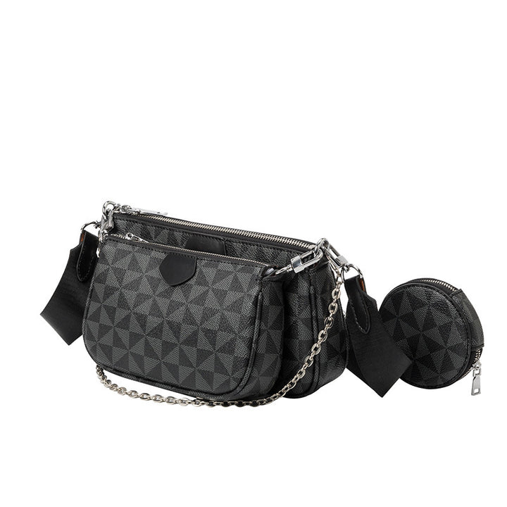Fashionable crossbody bag with versatile compartment system Stornfield