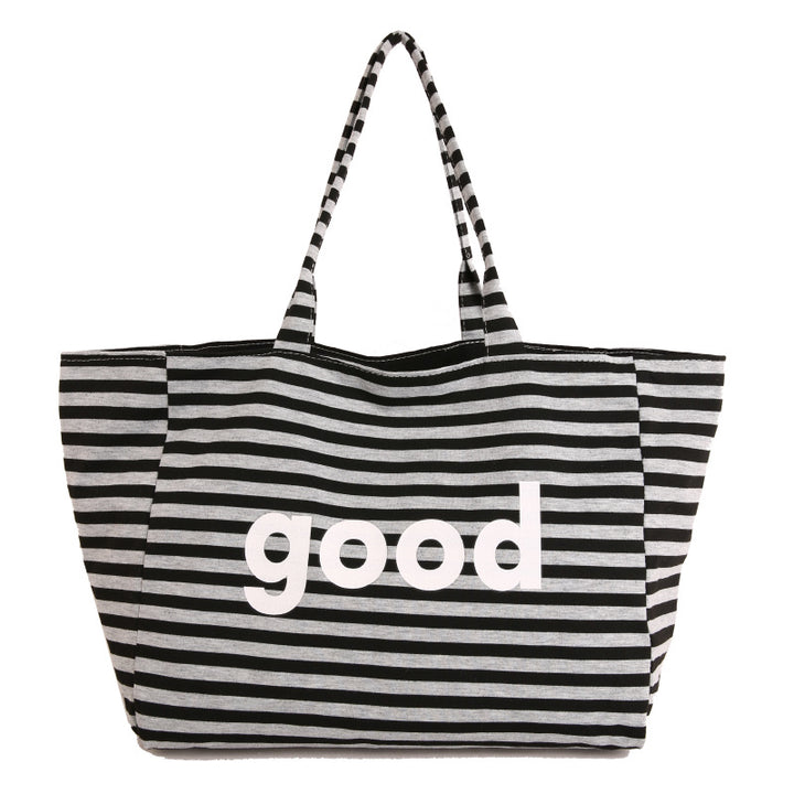 WoSpacious Canvas Beach Tote Bag Stornfield