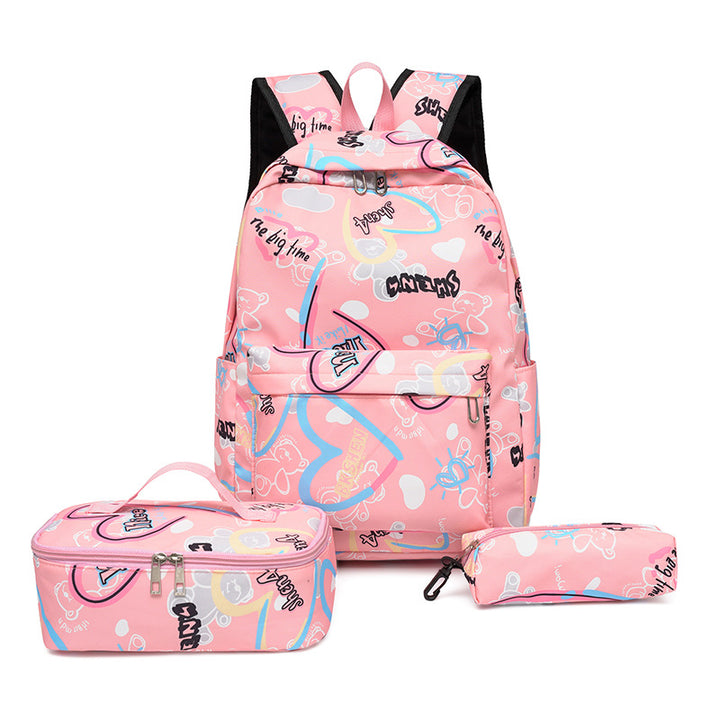 Backpack set with insulated lunch box and pencil case Stornfield
