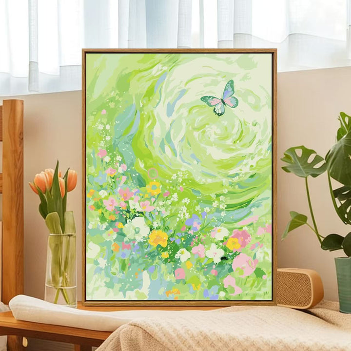 Floral Whirlwind Canvas Art Stornfield