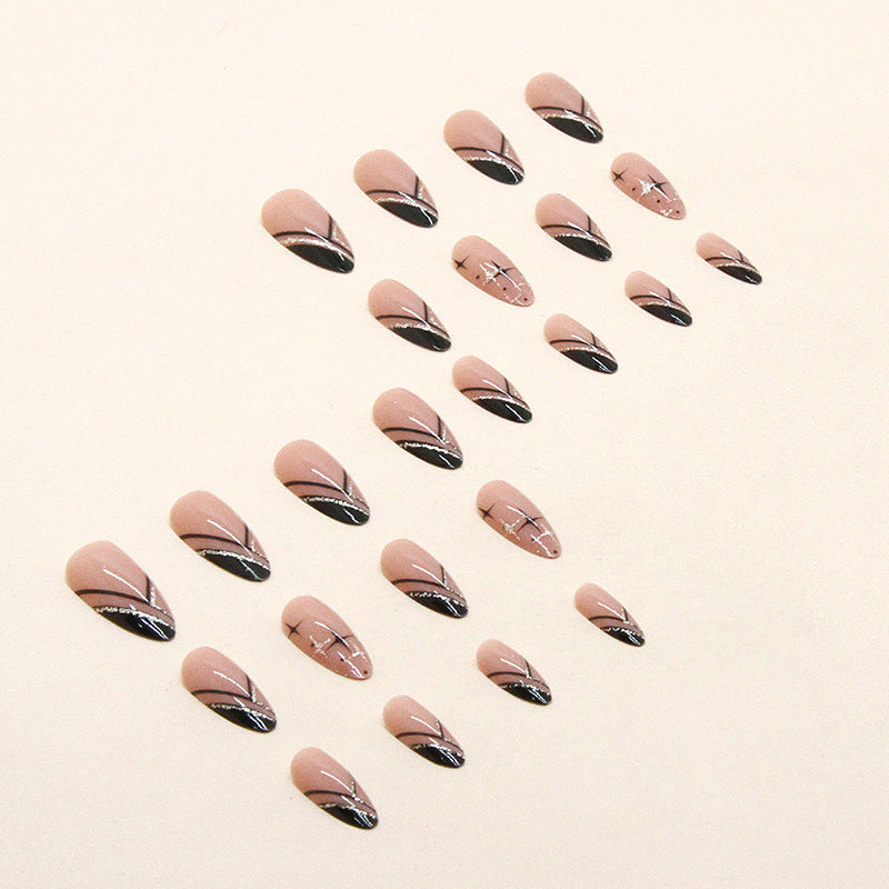 Elegant Press-On Nail Art Design Stornfield