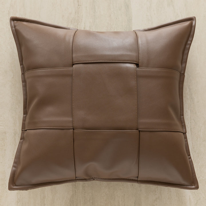Luxurious decorative cushion made of faux fur