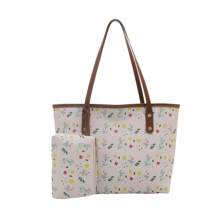 WoFloral Patterned Beach Tote Bag Stornfield