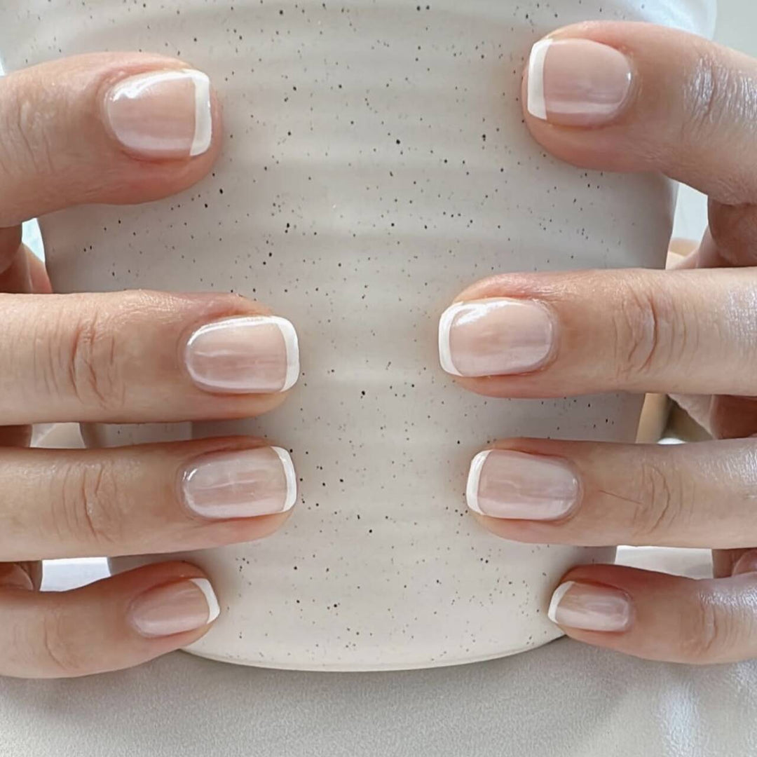 Artistic Heart-Embellished Press-On Nails Stornfield