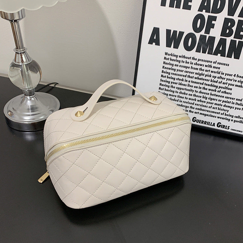 Luxurious Quilted Cosmetic Case