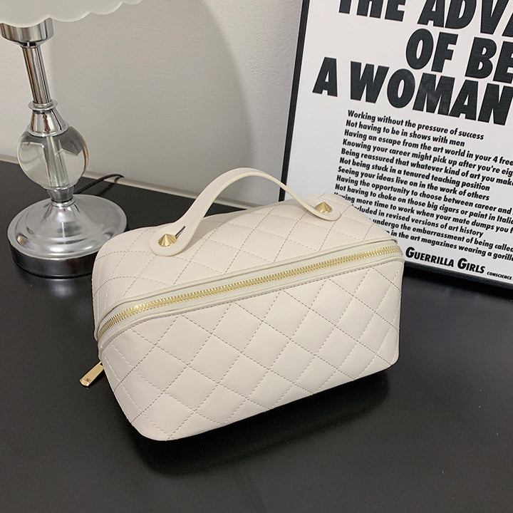 Luxurious Quilted Cosmetic Case