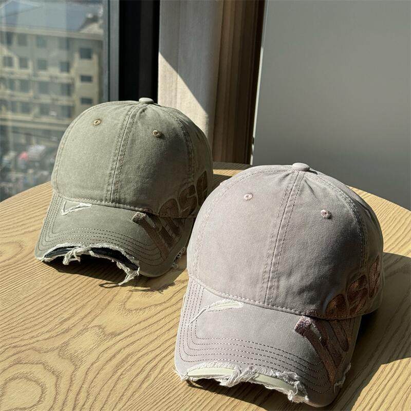 Men's Distressed Cotton Baseball Cap Stornfield 1784270811