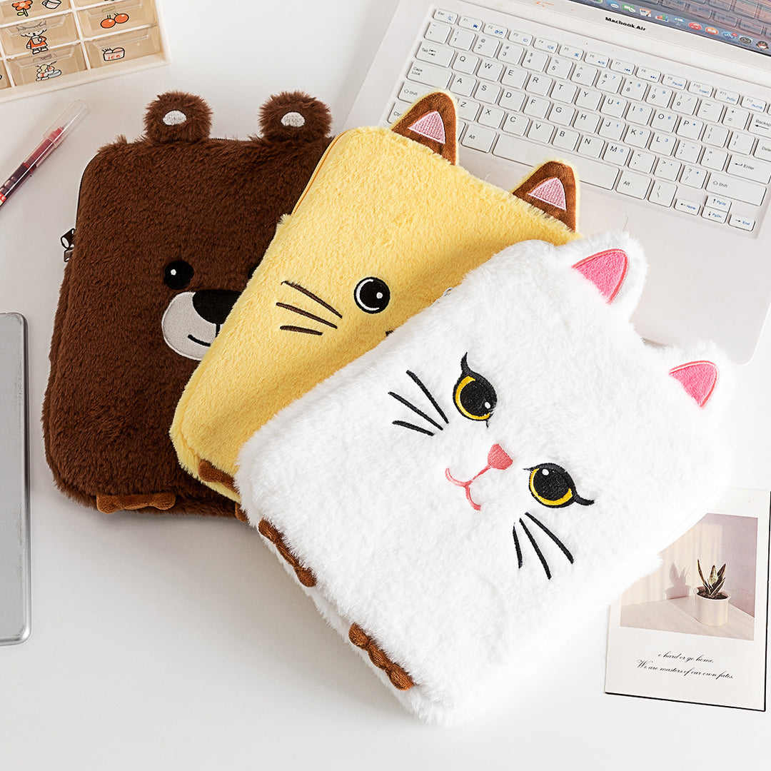 Plush Cat-Themed Pencil Case Stornfield