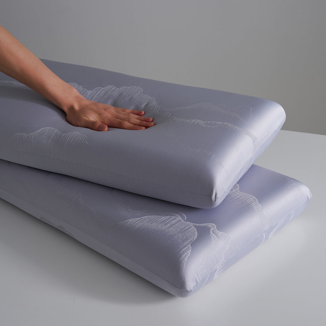 Ergonomic luxury pillow with gentle skin care technology Stornfield