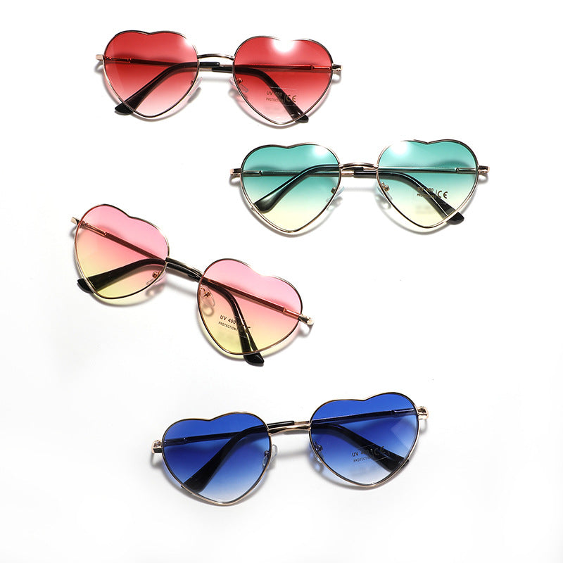 Women Heart-Shaped Sunglasses with UV Protection and Delicate Frame Stornfield