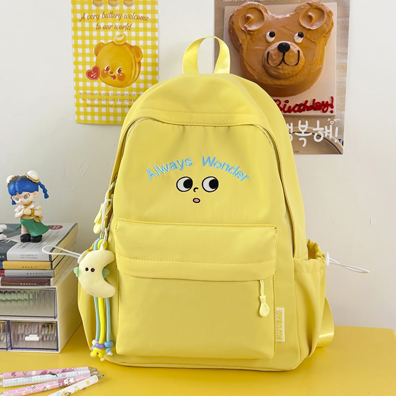 Playful Illustrated Character Backpack Stornfield