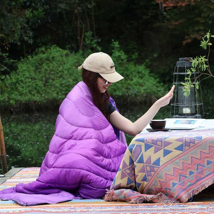 Unisex Travel Blanket with Thermal Insulating Filling Stornfield