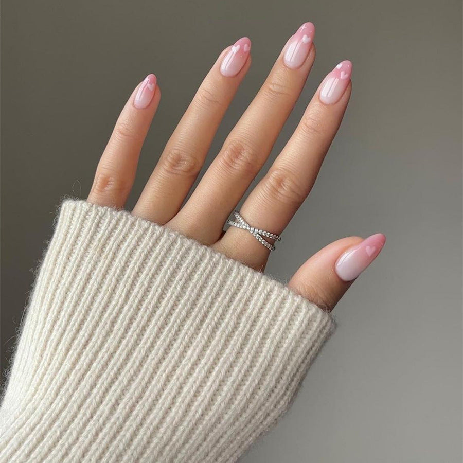 Elegant Almond-Shaped Press-On Nail Set Stornfield