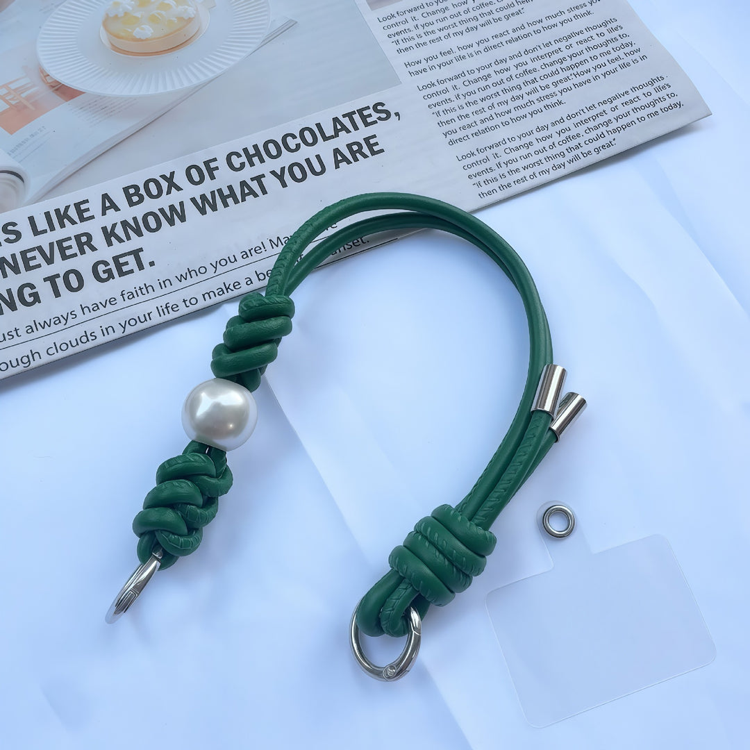 Elegant Knotted Leather Keychain Holder Stornfield