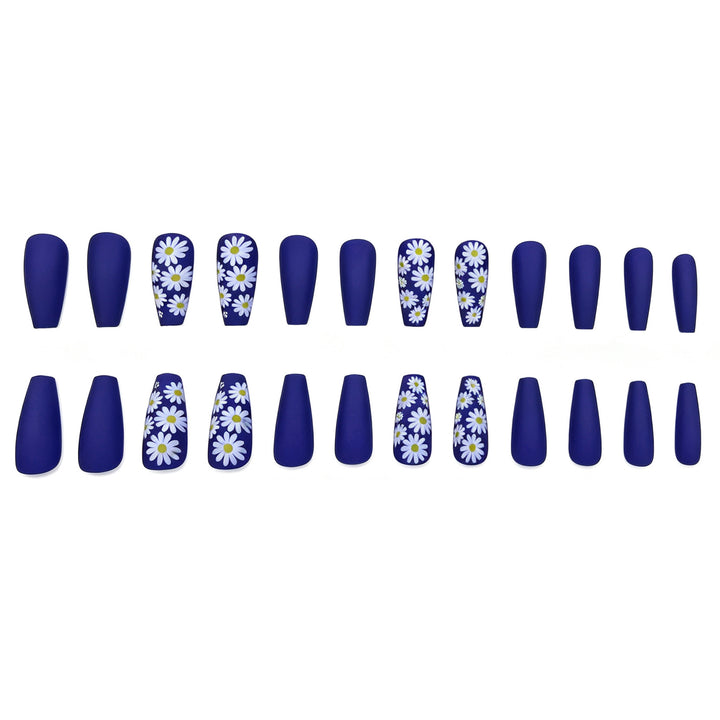 Floral Matte Nail Enhancements Stornfield