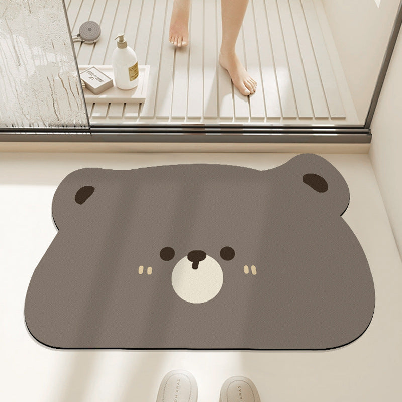 Cute Cat-Themed Anti-Slip Bath Mat