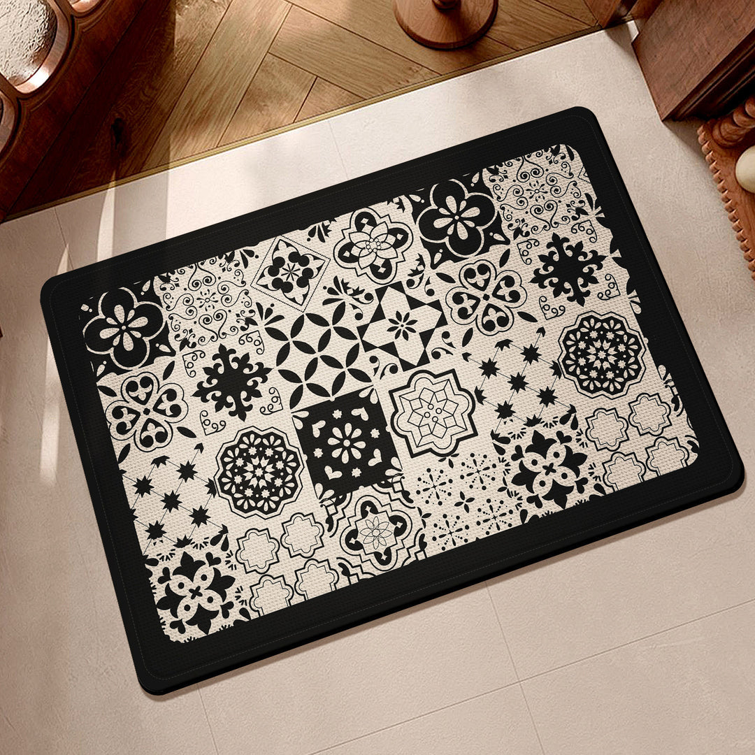 Textured Multi-colored Kitchen Mat