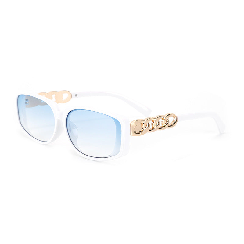Women's square designer sunglasses with gold details Stornfield